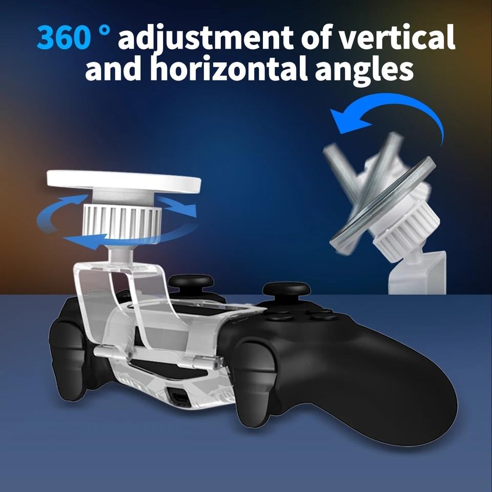 Clip manette PS4 pour jouer sur smartphone dans votre lit ou le train