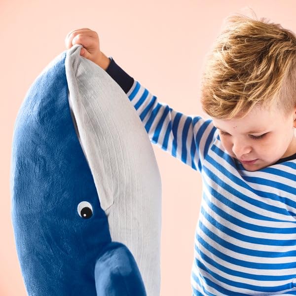 ProTuning BLÅVINGAD Peluche balena blu, 100 cm
