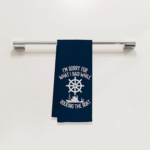 Miniatura 2 de Regalos para propietarios de barcos, toallas de plato con anclaje de barco, accesorios de barco para mujeres, accesorios de lago, toallas de mano