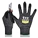 Produktbild DEX FIT Level 5 Schnittschutzhandschuhe Cru553; 3D-Komfort-Passform, Fester Griff, Dünn und Leicht, Touchscreen-Kompatibel, Langlebig, Atmungsaktiv und Kühl, Waschbar; Schwarz Grau M (8) 1 Paar