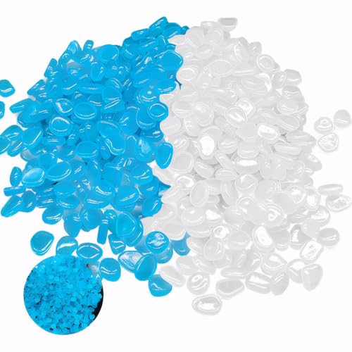 600 Stück Leuchtsteine,Fluoreszierende Steine,Leuchtende Steine,Mini...