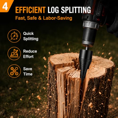 DSHTP 6-Piece Wood Splitter Drill Bit Set