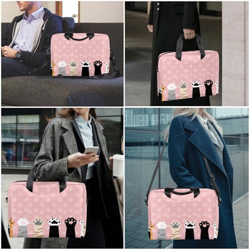 Bolso para laptop de 16 pulgadas con diseño de gatos miniatura 7
