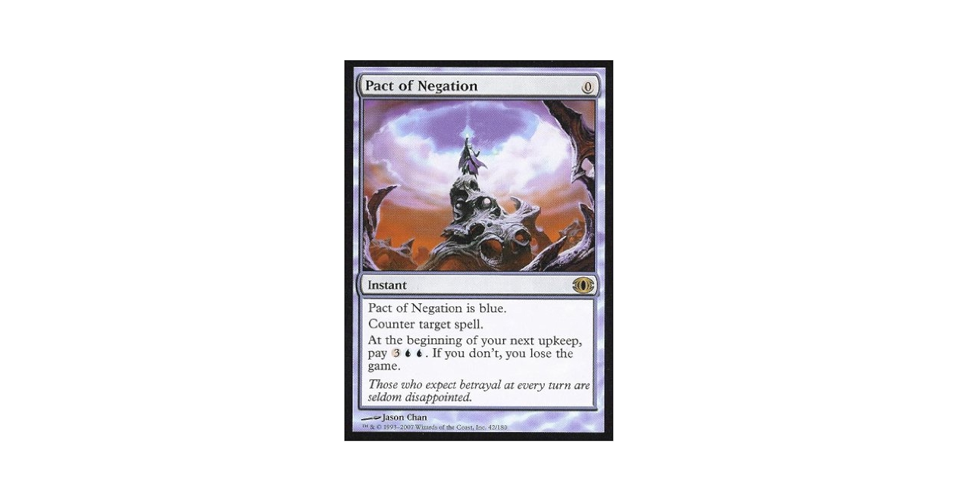 Pact of Negation 否定の契約 英語版FOIL 否定の契約/Pact of Negation 未来予知枠 foil 英語 MTG 英語