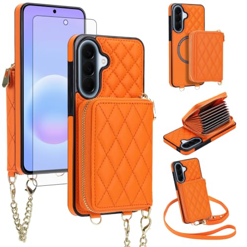 Housse portefeuille Samsung A57 5G sans fil, l'accessoire chic avec bandoulière pour vos sorties