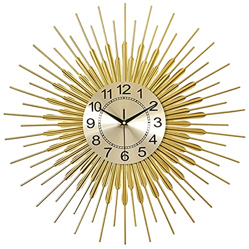 Horloge murale 3D design moderne 58cm métal grande taille