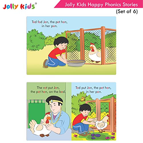 Jolly Kids Happy Phonics Stories (Set of 6)