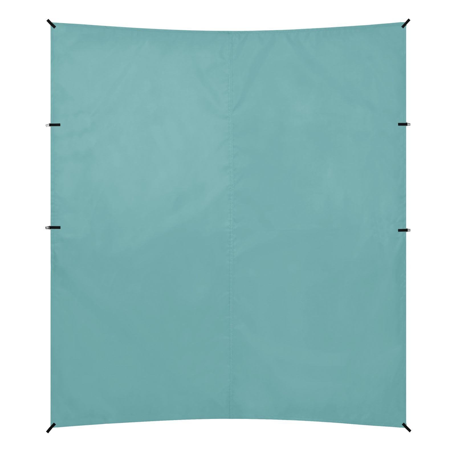 Cadet Blue Green Beach Tent UPF50+ Waterproof Portable Sunshade with Sandbags and Shovel for Camping, Picnics, Backyard & Fishing
