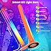 Smart ICRGB LED Lights Bars, Borllyem TV Backlight with Double Light Beads, App Control, RF Remote, Music Syncing and 47Modes for Gaming, Room Decoration