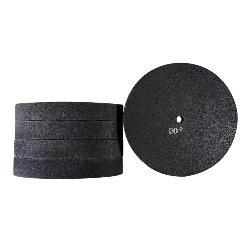80 Grit 200x25x19mm Nylonowa tarcza polerska, wysoka odporność na ścieranie gumowa tarcza szlifierska, tarcza z włókna ciągnącego 1 szt.