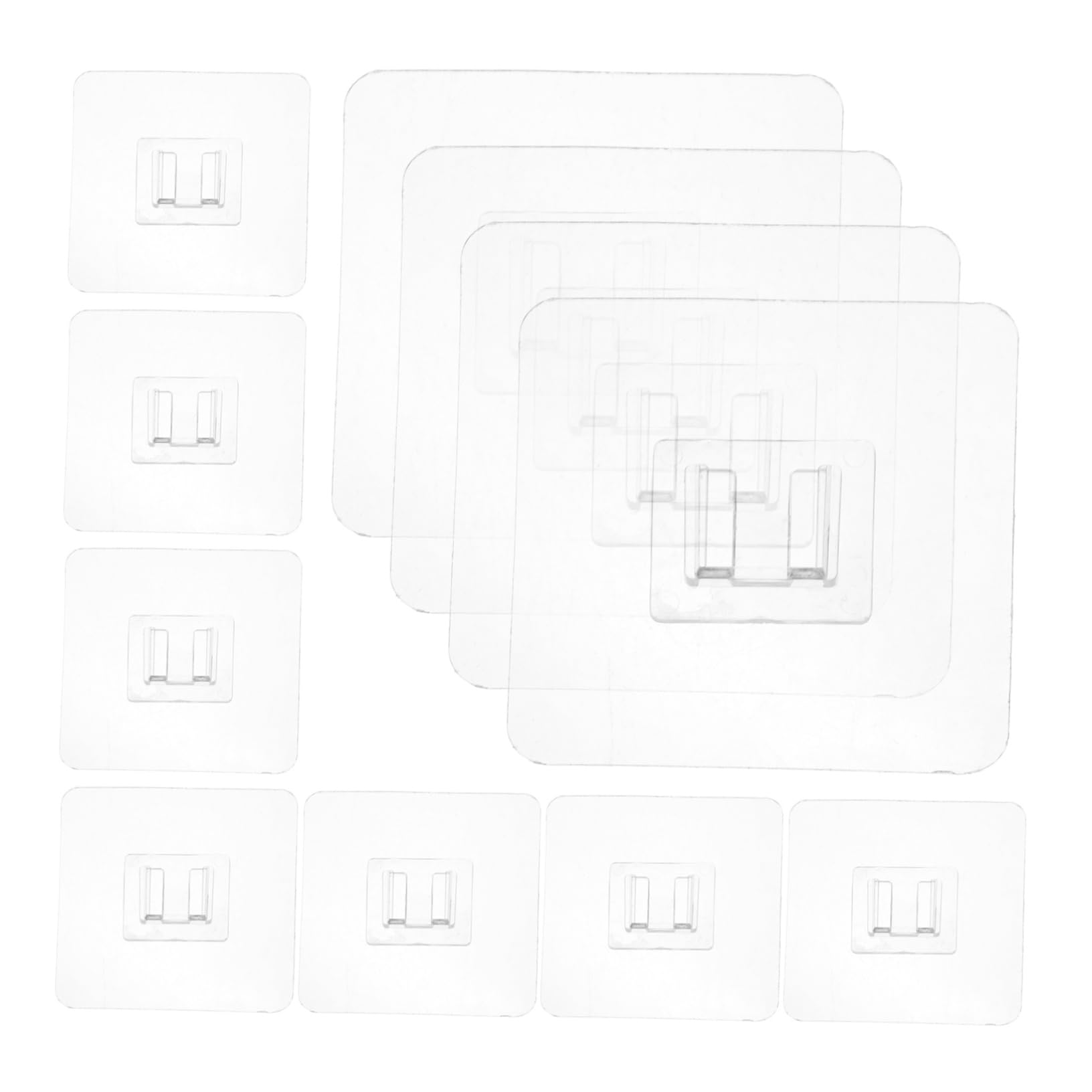 IWOWHERO Cabinet Anchors Proofing 30pcs Adhesive Wall Anchors for Furniture Tip Bracket