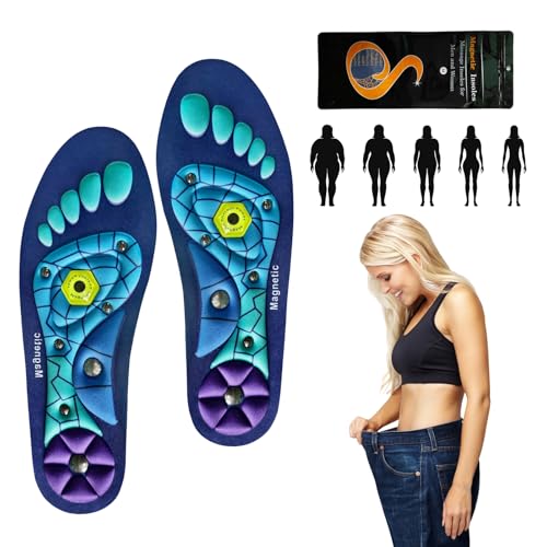 Plantillas Magnéticas Originales, 2025 Nuevas Plantillas Magnéticas para Calzado Acupuntura, Plantillas para adelgazar, Plantillas de acupresión, Plantillas ortopédicas para hombre y mujer