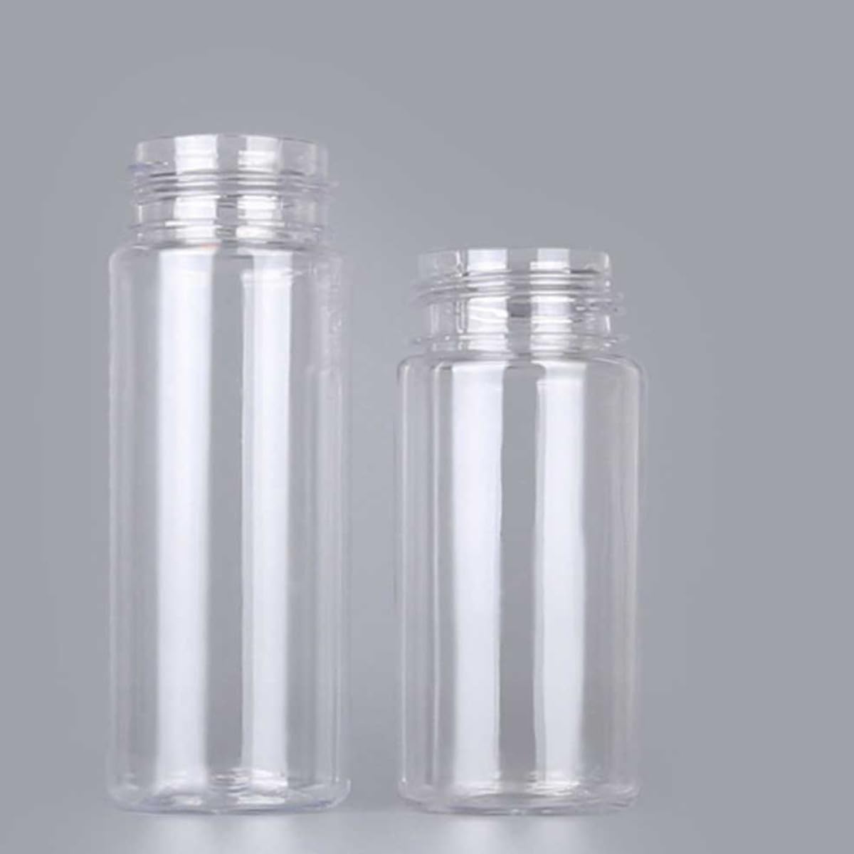 TEHAUX Botellas Espumosas Transparentes 100 Ml 10 Piezas para Subenvase de Maquillaje, Botellas Rellenables Portátiles sin Fugas para Viaje y Uso Diario