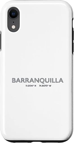 iPhone XR Colombia City Coordinates - Funda Barranquilla