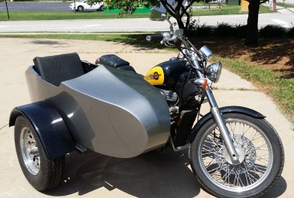 Saferwholesale GSI-ALL-OLDSCHOOL-ROCKETTEER Motorcycle Sidecar