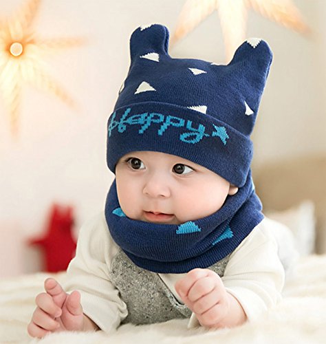 Gongzhumama-Set di 2 Sciarpa Cappuccio Cappello