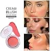 Super Blendable Blush Cream Non-greasy Lightweight Long Lasting Face Cheek Blushes Cream