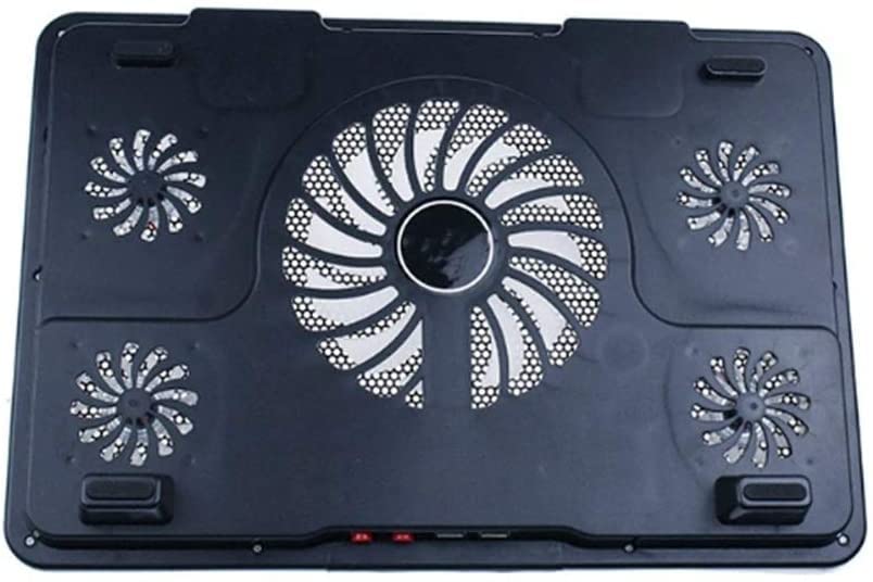 Base refrigeradora para laptop de juego con 5 ventiladores silenciosos para laptops de 14 y 15,6 pulgadas miniatura 5