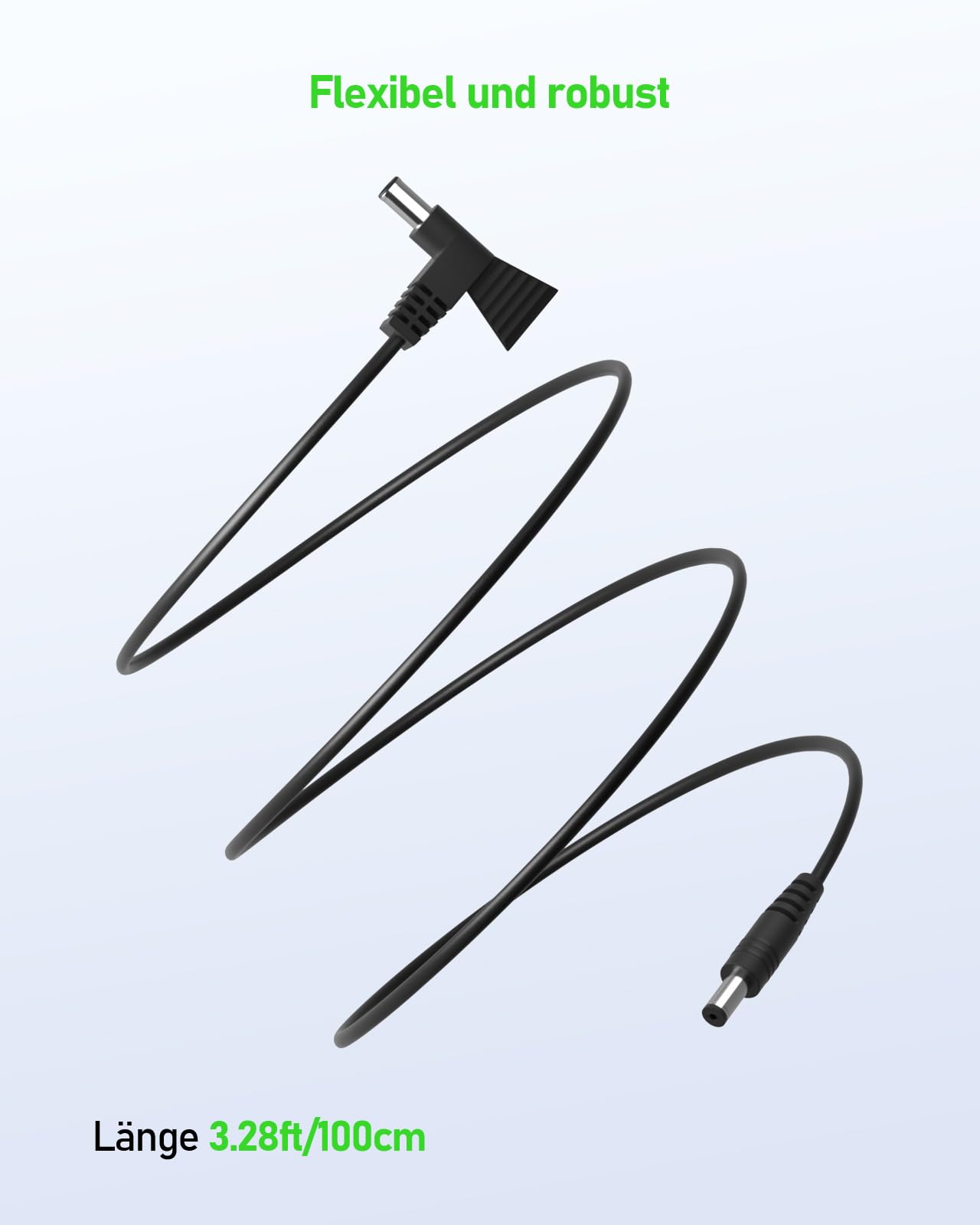 EASYLONGER Ladekabel kompatibel mit Löwenstein Prisma SMART/SOFT DC5521 Netzkabel für CPAP-Geräte CPAP-Kabel für EASYLONGER-Akku (3,28 ft / 100 cm)