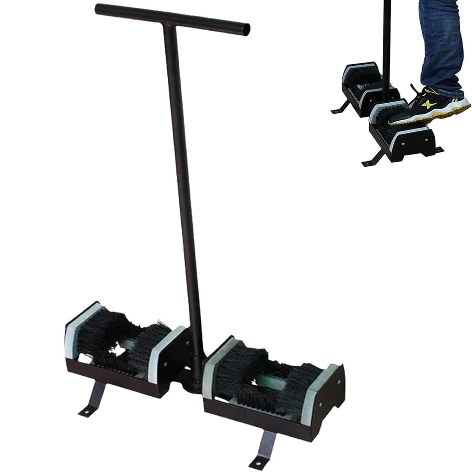 Limpiador Botas Alta Resistencia, Cepillo Botas/Cepillo Calzado, Cepillo Botas Y Calzado Eliminar El Barro, Cepillo con Cerdas Nylon Doble Cara, para Campos Golf, Campings, Sitios Construcción