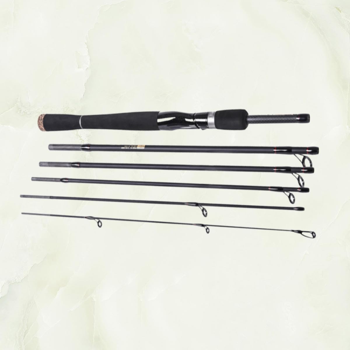 WOONEKY i nostri Strumenti di Pesca all'aperto Canna da Pesca Canna da Esca Corta