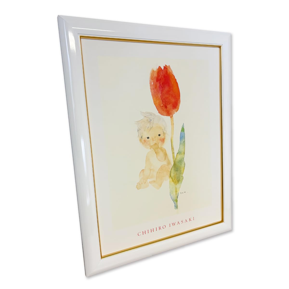 Amazon.co.jp: 額入りポスター いわさきちひろ ＜CP いわさきちひろ額