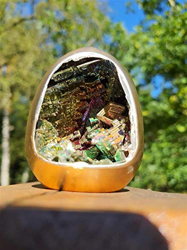 Bismuth Golden Egg - St Nectans Waterfall Collection