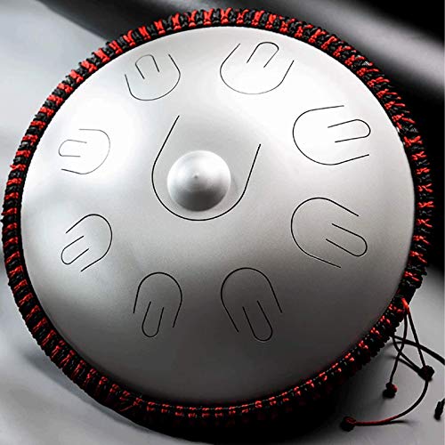 Handpan en Re menor blanco y negro con 9 notas miniatura 1