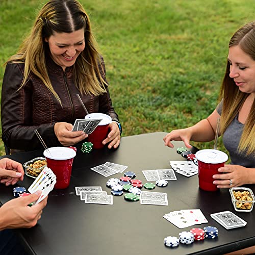 Red Cup Living Reusable Plastic Lid For 18 Oz. Cup, Set Of 2, Hot Cup And Mugs Cover, Outdoor Drink Cover For Party, Office & School, Eco-Friendly, Double Wall Design Party Cups Lid, Travel Friendly. #TOP5