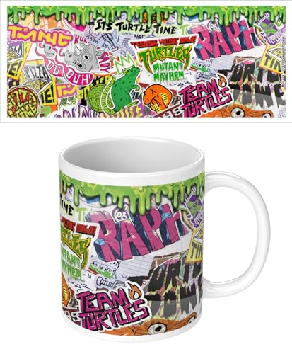 Imagen de Pyramid International Taza de café de cerámica de las Tortugas Ninja de 75 ml