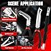 7 Pcs Electrical Disconnect Pliers and Terminal Pin Removal Tool Set for Cars 37960/37980/13120 with Work Gloves Tool Bag Hose Clamp Pliers Kit for Automotive Electric Wire Plugs Separator(Black Red)