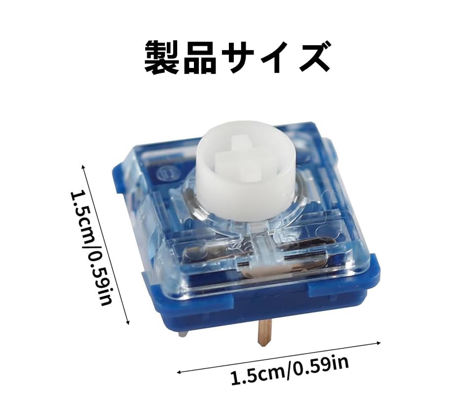 Amazon.co.jp: Kailh ロープロファイルスイッチ 深海 静音 MINI Switch