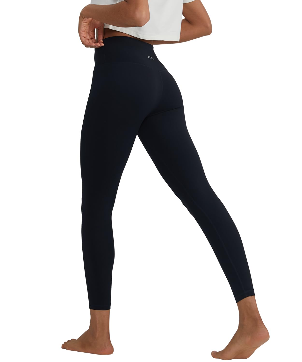 ALONG FIT High Waisted Leggings with Pockets, Tummy Control Compression Leggings for Women 25" Yoga Pants Sport Running