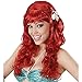 Produktbild Widmann Perücke mit Muscheln und Perle in Box, Modell Seerjungfrau, Rot