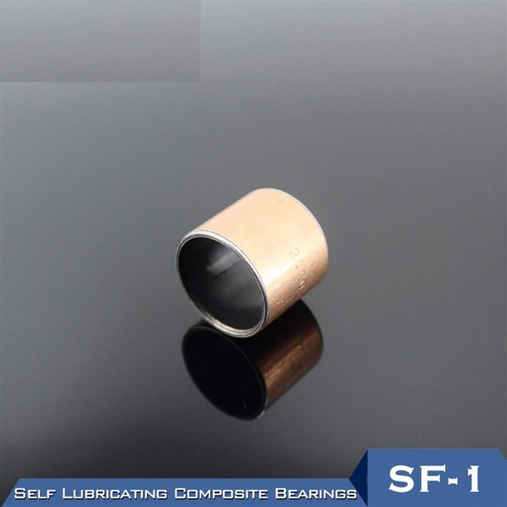 TMP1105 Flange Ball Bearings SF-1 Oilless Bushing Bearing SF1-2415 SF1-2420 SF1-2430 SF1 Self Lubricating Composite Bearings (5Pcs) (Size : SF1 2430)