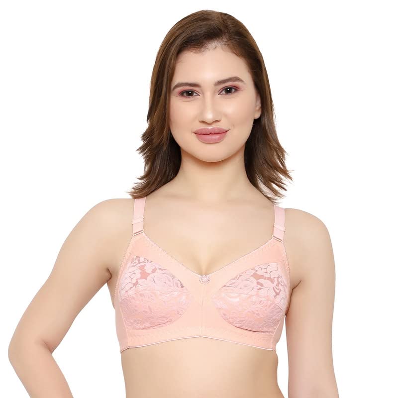 Image of Women Net Non-Padded Wire Free Regular Bra