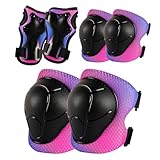 【Protezioni sicure per le ginocchia per bambini e set di protezioni per bambini per sport all'aperto】Questo set di protezioni per le ginocchia per bambini offre una protezione completa per i bambini durante la pratica di pattinaggio, skateboard o balance bike. La calotta in PP ad alta densità e lo strato interno in morbida schiuma assicurano una protezione ottimale per ginocchia, gomiti e polsi. Con questo set di protezioni per bambini, i genitori possono essere sicuri che i loro bambini siano ben protetti durante il gioco o lo sport.