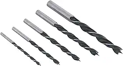 Conjunto 5 Brocas para Madeira, 3 a 8 mm, 3 Pontas