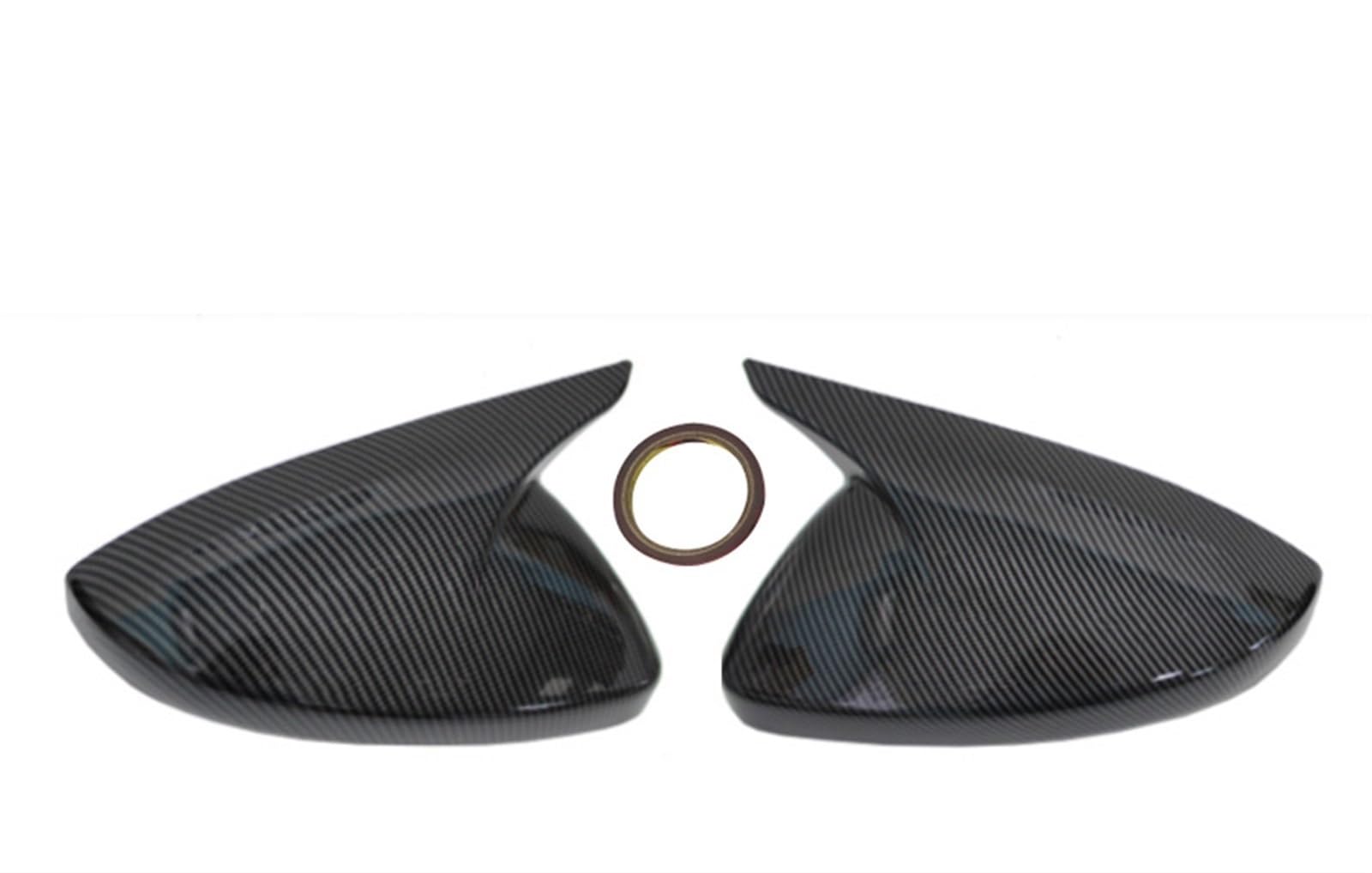 Coques De Rétroviseur Pour Peugeot 208, 308, 508, 2008 - Protection Et Style En Noir Brillant (Noir CC) - 7