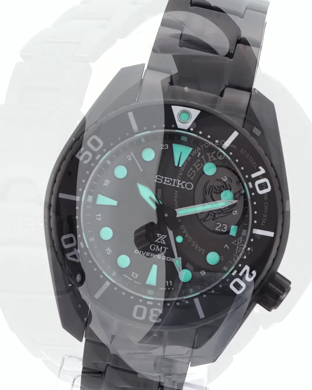 SEIKOプロスペックス GMT SBPK007 ソーラー式 ダイバーズ 新品 Amazon.co.jp: [セイコーウオッチ]PROSPEX(プロスペックス) The Black