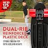 Flybar 22 Inch Kids Skateboard Mini Cruiser Skateboards for Kids Ages 6-12, Outdoor Toys, Lightweight, Durable, Non-Slip Deck, ABEC-7 Bearings, Holds up to 175 lbs