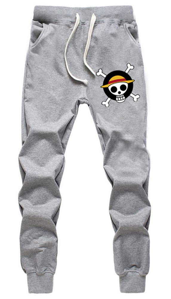 Anime One Piece Luffy Jogger Pantalon de sport pour cosplay avec poches