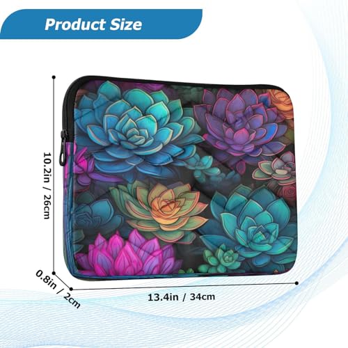 Funda para portátil de 13-14 pulgadas impermeable con diseño colorido miniatura 3