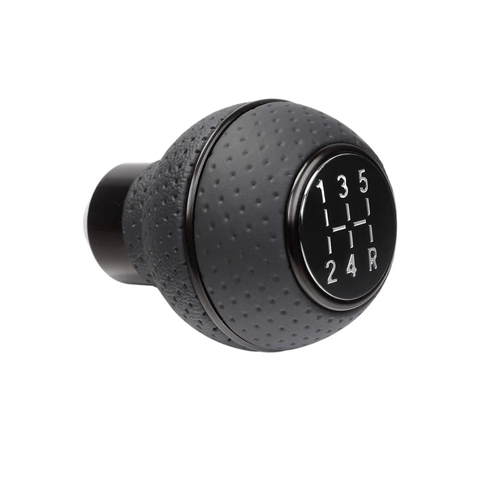 Jeocoai Black Car Gear Knob 5 For Speed Universal Aluminium Car Gear Shift Knob M8 M10 M11 M12 For Manual Level Lever(Black)