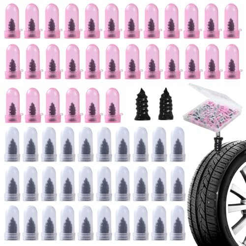 Image of 60 Pcs Tire Repair Screws, Tire Patch Kit, Screw in Tire Plugs