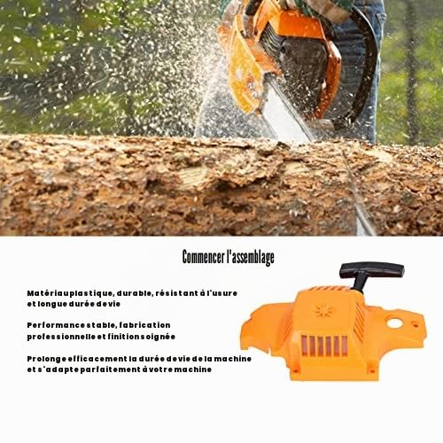 Lanceur de tronçonneuse résistant à l'usure pour McCulloch 335 338 435 440, idéal pour les jardiniers