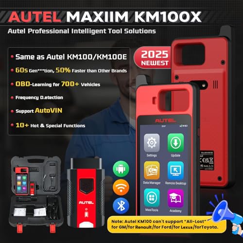 image for 2025 Autel MaxiIM KM100 (X) Scan Tool, Same as KM100 KM100E, Lite Ver.