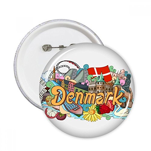 Pins Den Nye Havn Danemark pour personnaliser vos vestes et sacs à dos au quotidien