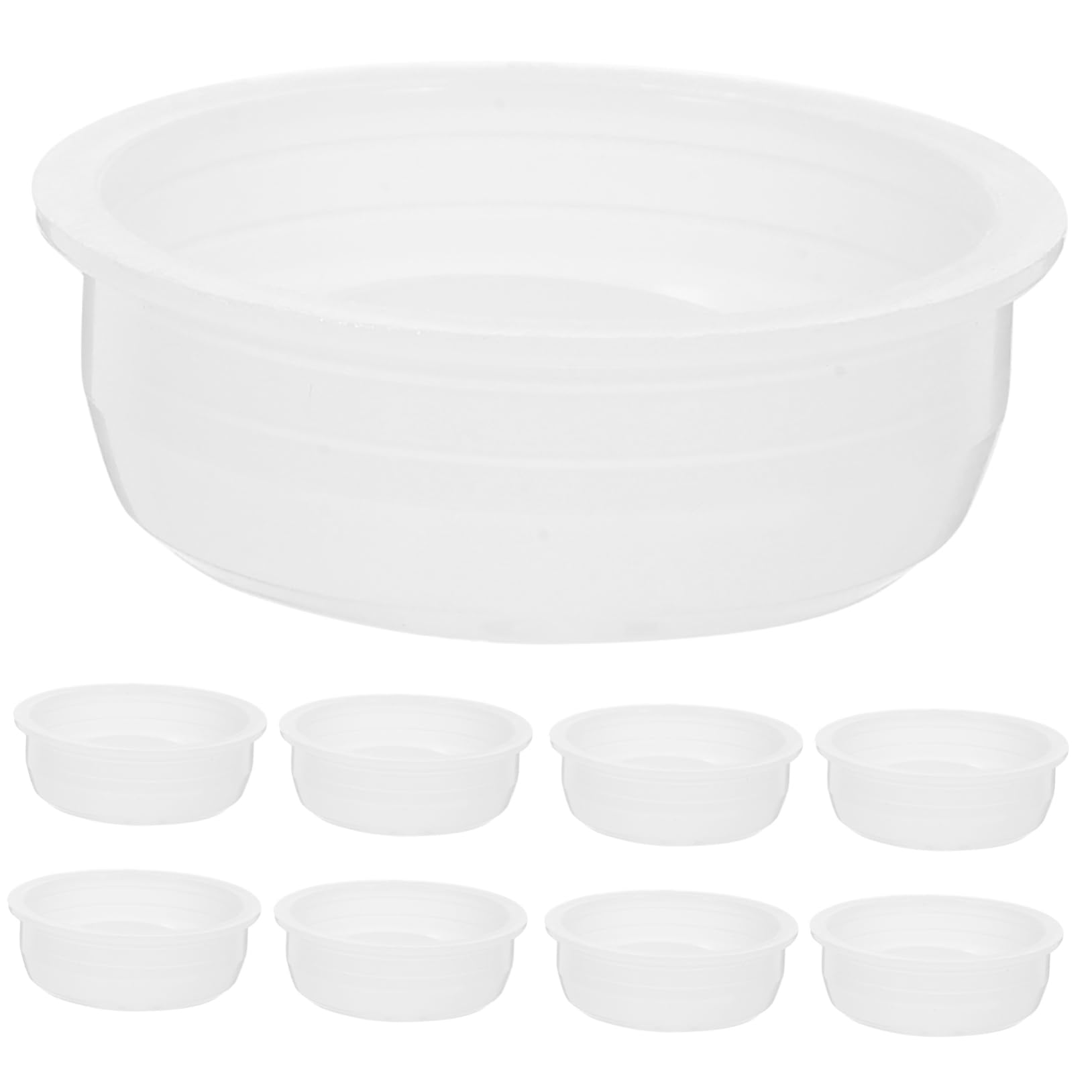 KICHOUSE 20pcs Plastic Bucket Lid Drum Thread Caps Bung Cap Plugs Oil Barrel Lids Oil Barrel Plug Small Barrel Caps Drum Caps Drum Bung Plug Oil Drum Seal Caps Oil Drum Plugs White