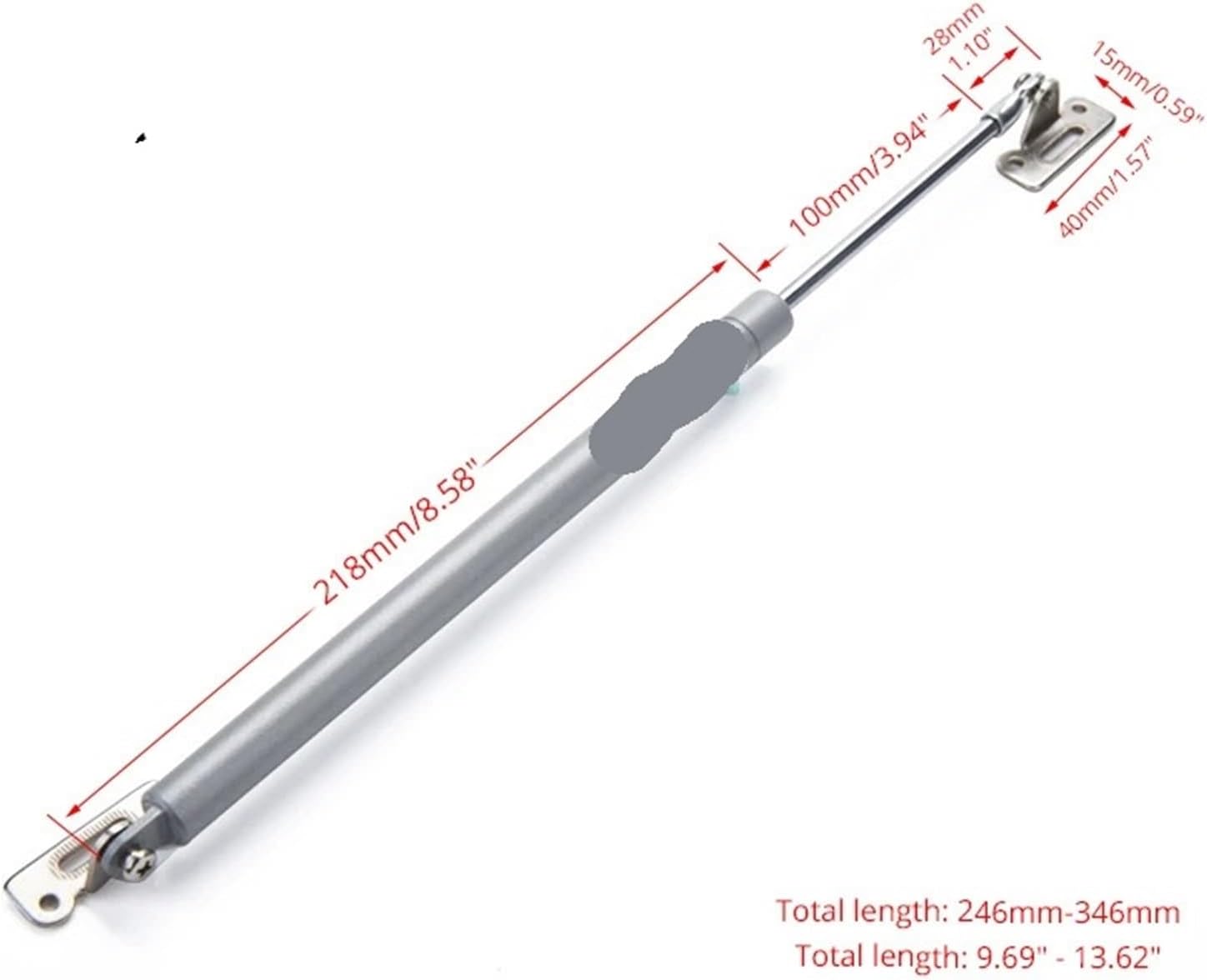 250N /25kg Copper Force Door Lift Support Gas Hydraulic Spring Hinge Cabinet Door Kitchen Cupboard Hinges Furniture Hardware 1Pcs